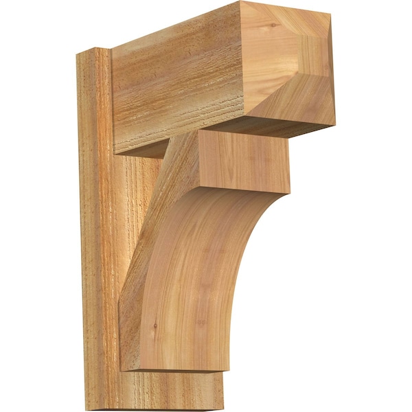 Ekena Millwork Westlake Craftsman Rough Sawn Outlooker, Western Red Cedar, 8"W x 16"D x 20"H OUT08X16X20WTL04RWR - main